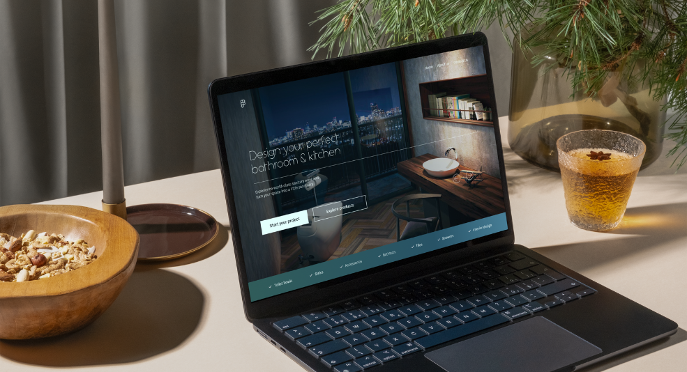First Consultant landing page on Desktop