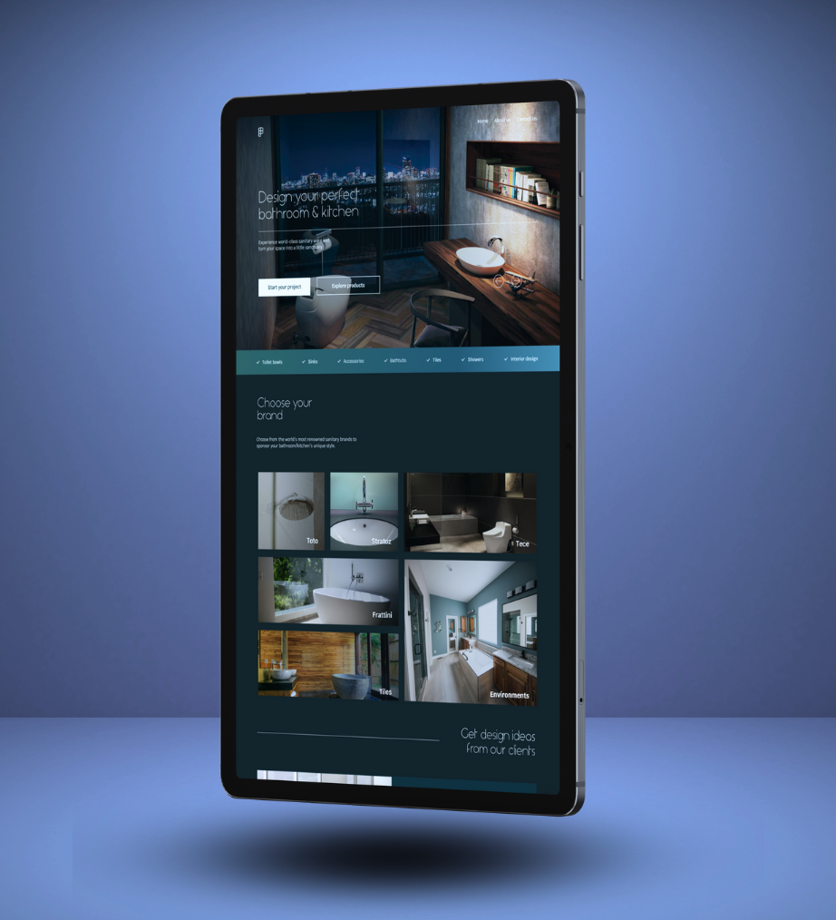 First Consultant landing page mobile